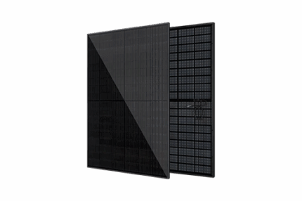 Balkonkraftwerke mit edlem Schwarz  Schwarz Design