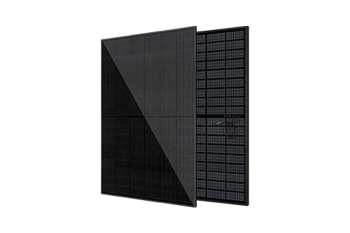 Balkonkraftwerke mit edlem Schwarz  Schwarz Design